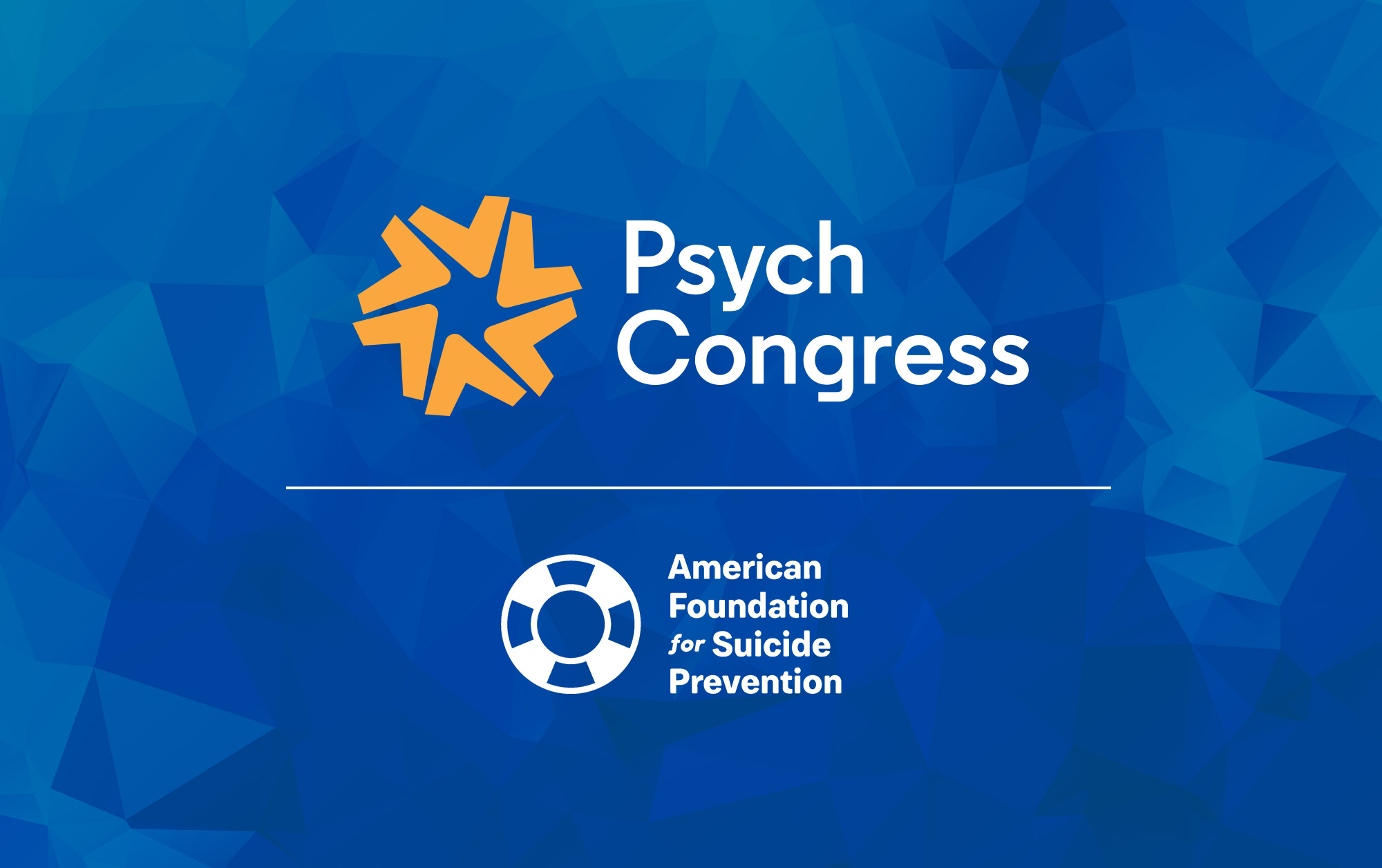 Psych Congress, AFSP logos